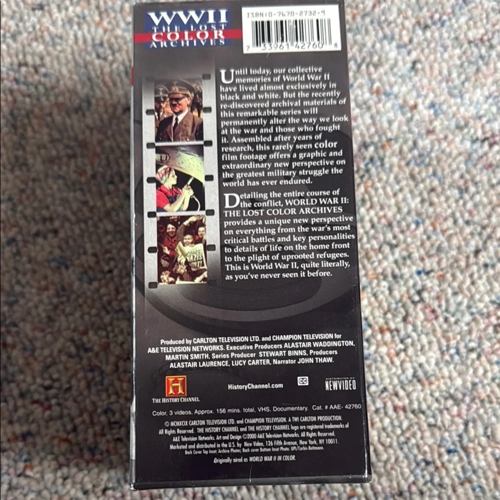 WWII The Lost Color Archives VHS - Picture 2 of 3